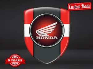 Honda Adesivi e Decalcomanie Auto Stile Premium Regolabili